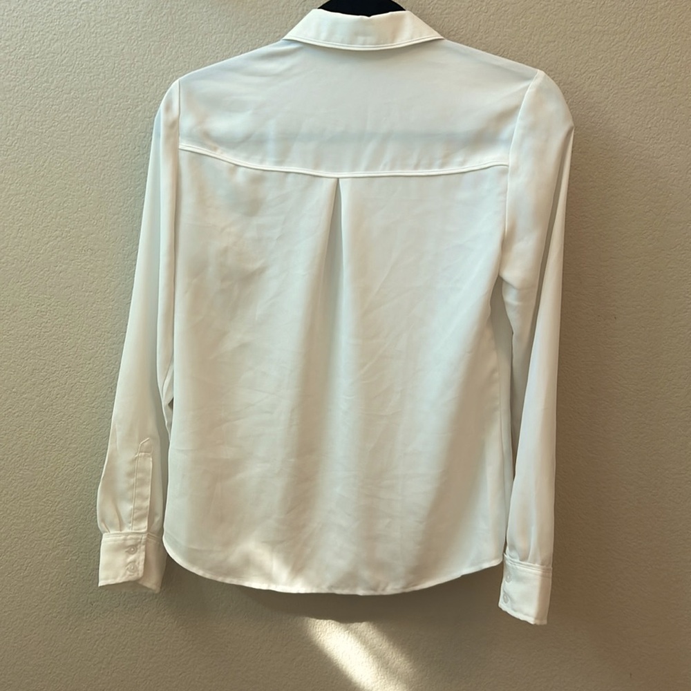 Express white button up - Picture 2 of 3